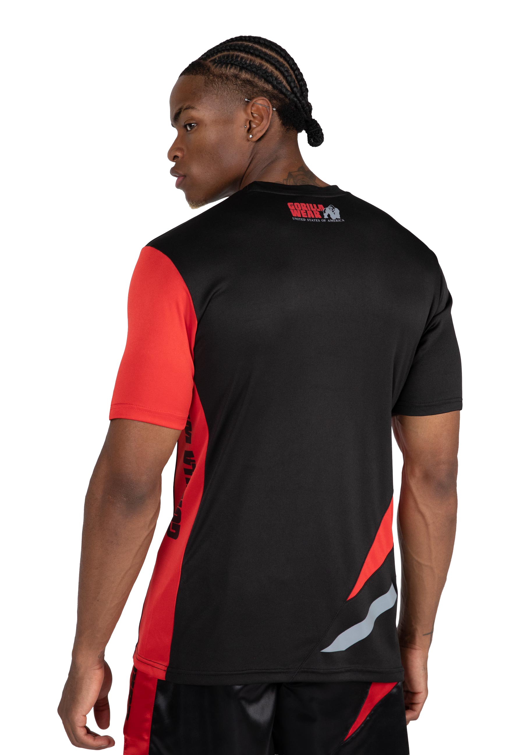 Hornell T-Shirt - Black/Red - Unisex