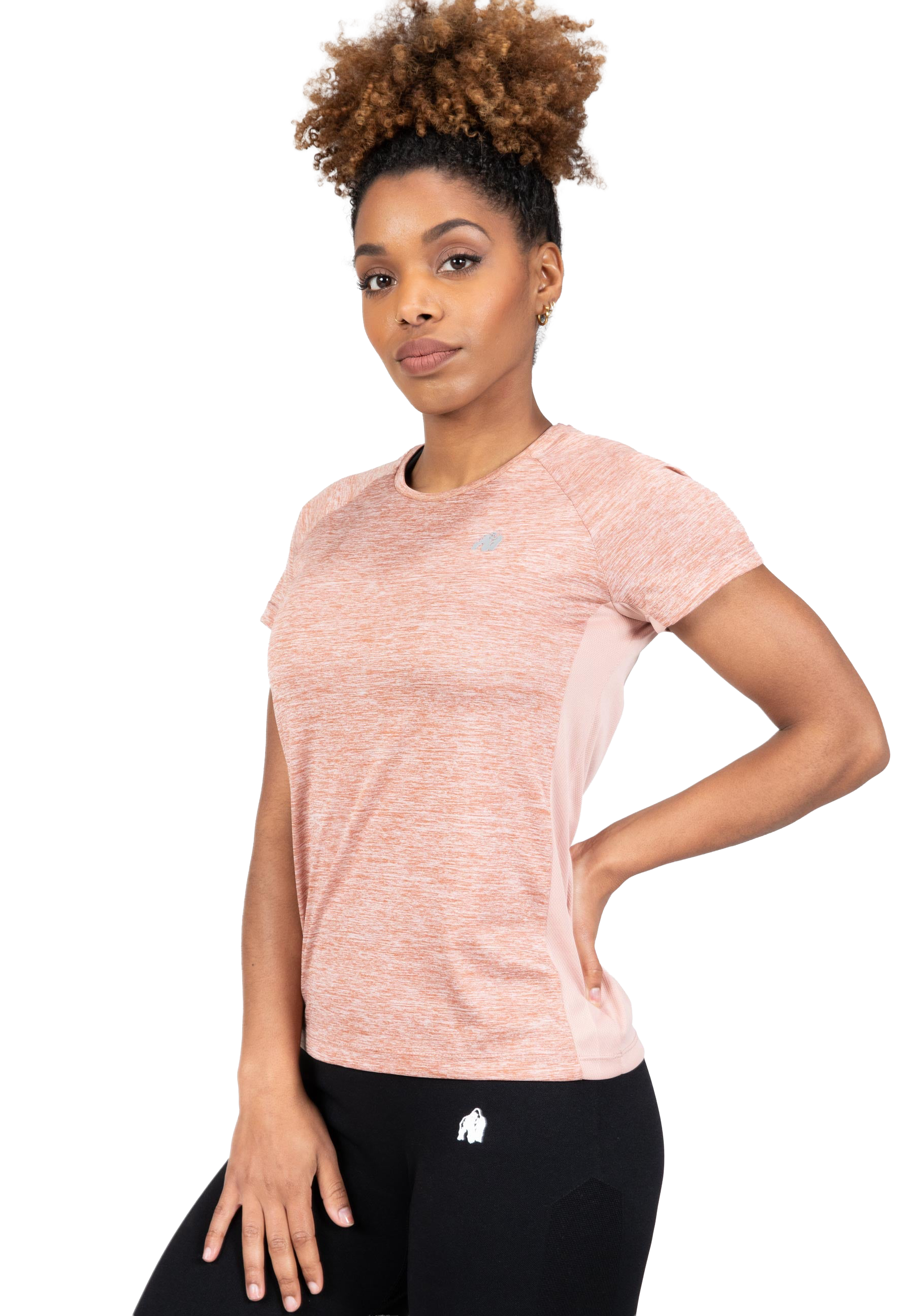 Monetta Performance T-Shirt - Salmon Pink