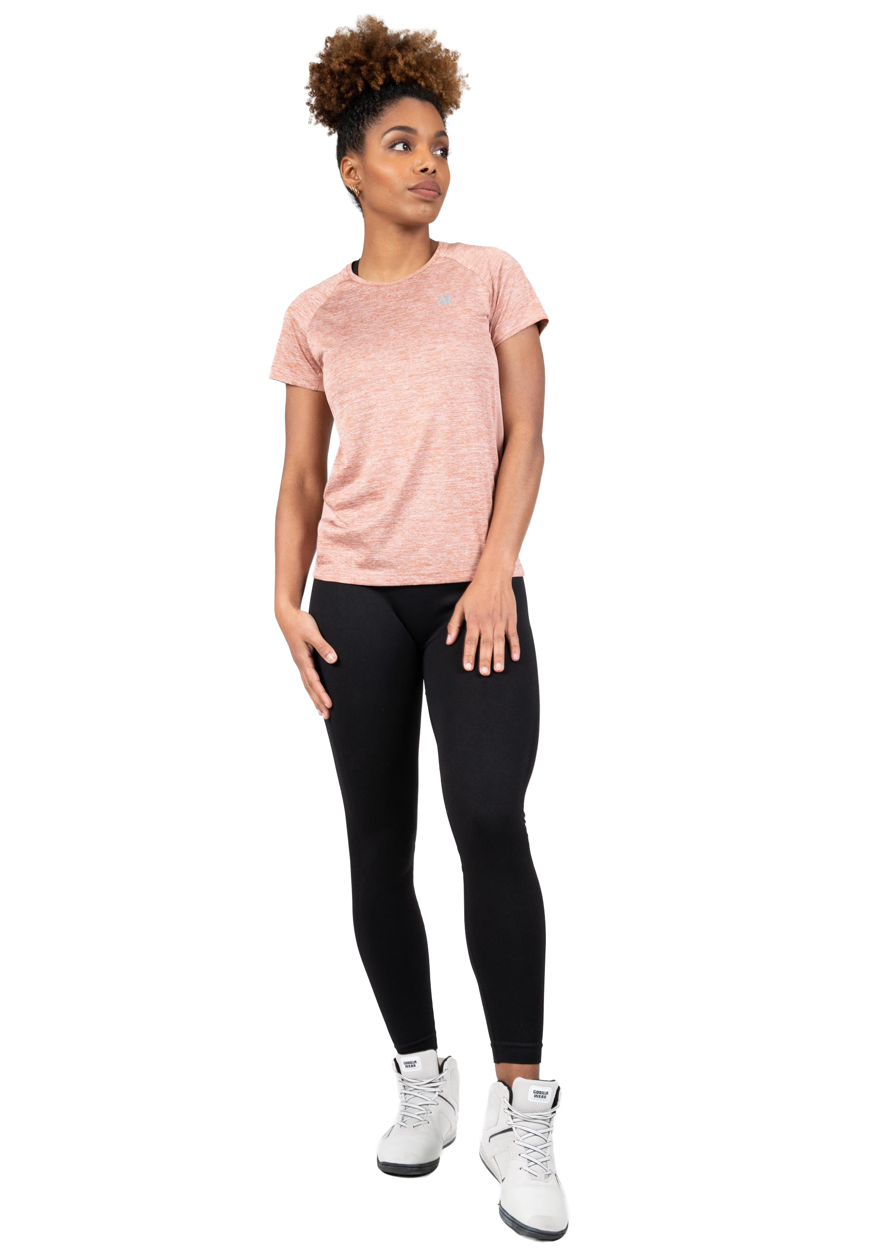 Monetta Performance T-Shirt - Salmon Pink