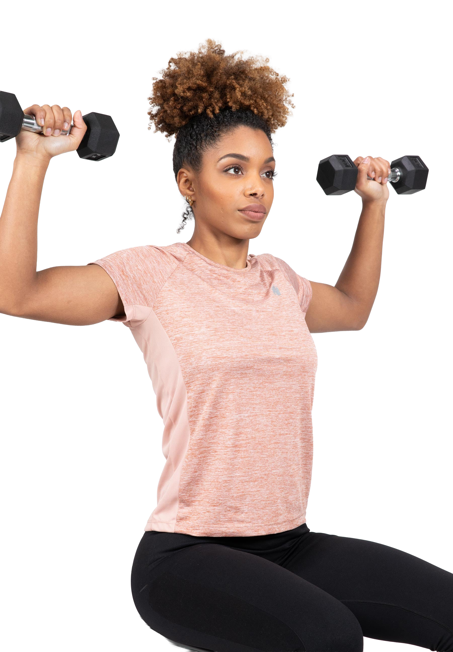 Monetta Performance T-Shirt - Salmon Pink