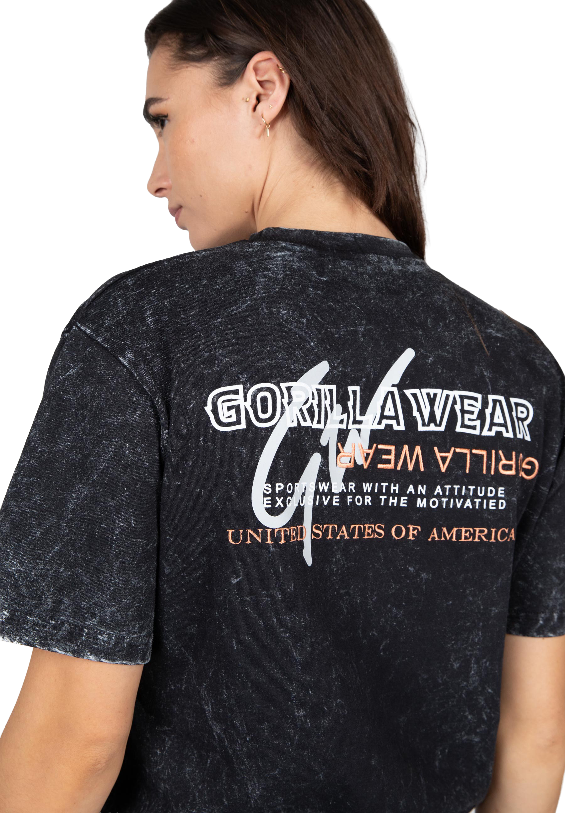 Medina Oversized T- Shirt - Washed black