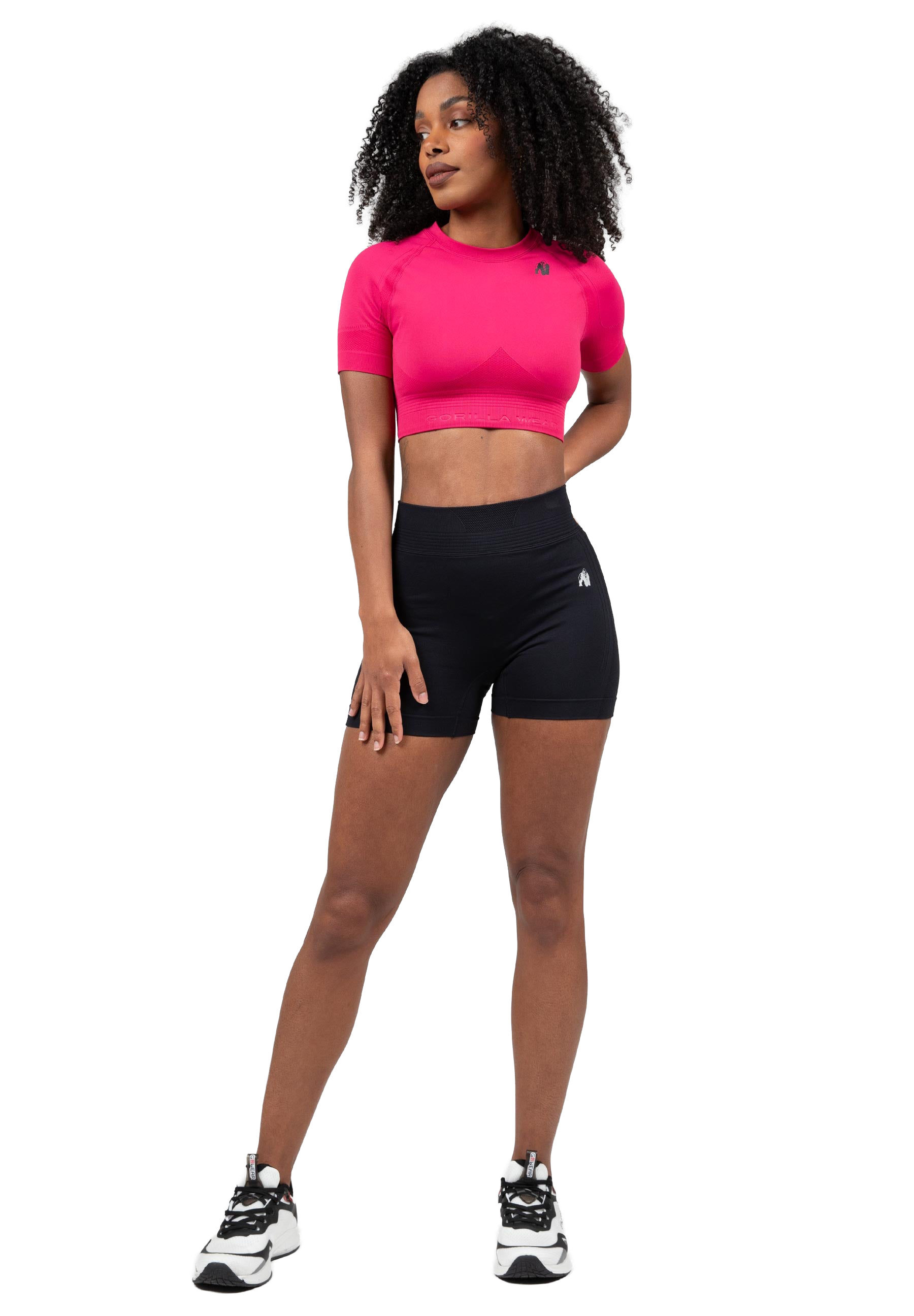 Whitney Seamless Crop Top - Pink