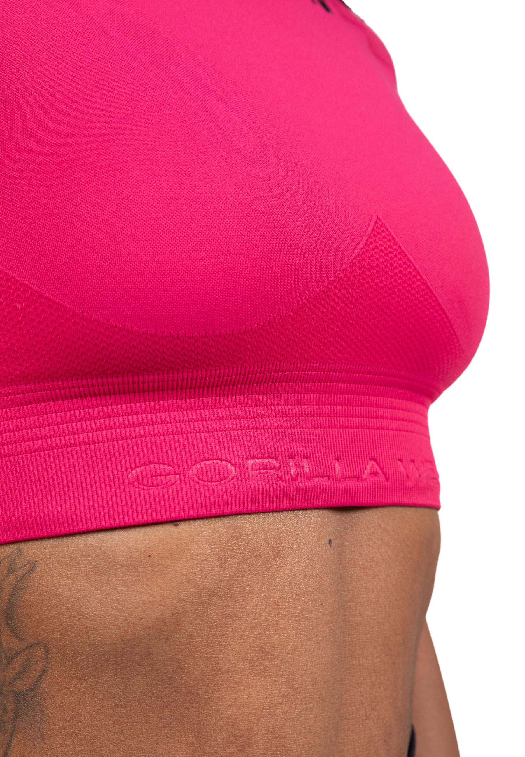 Whitney Seamless Crop Top - Pink