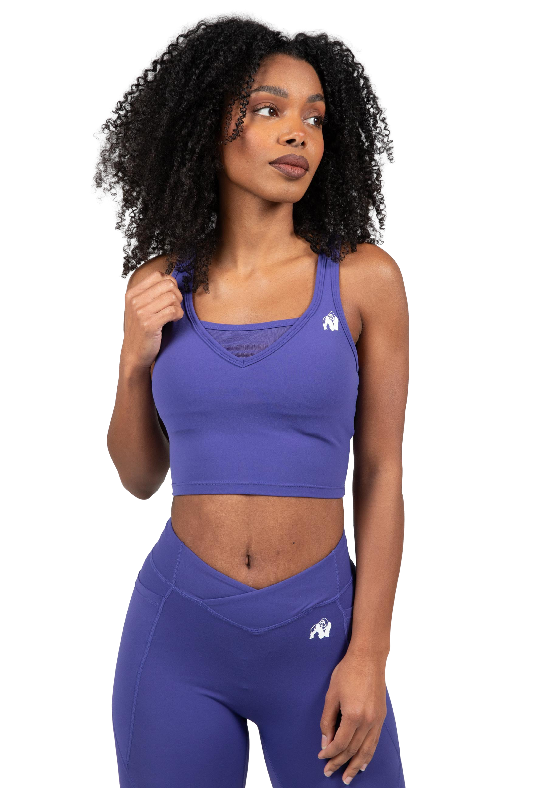 Willow Tank Top - Navy/Purple