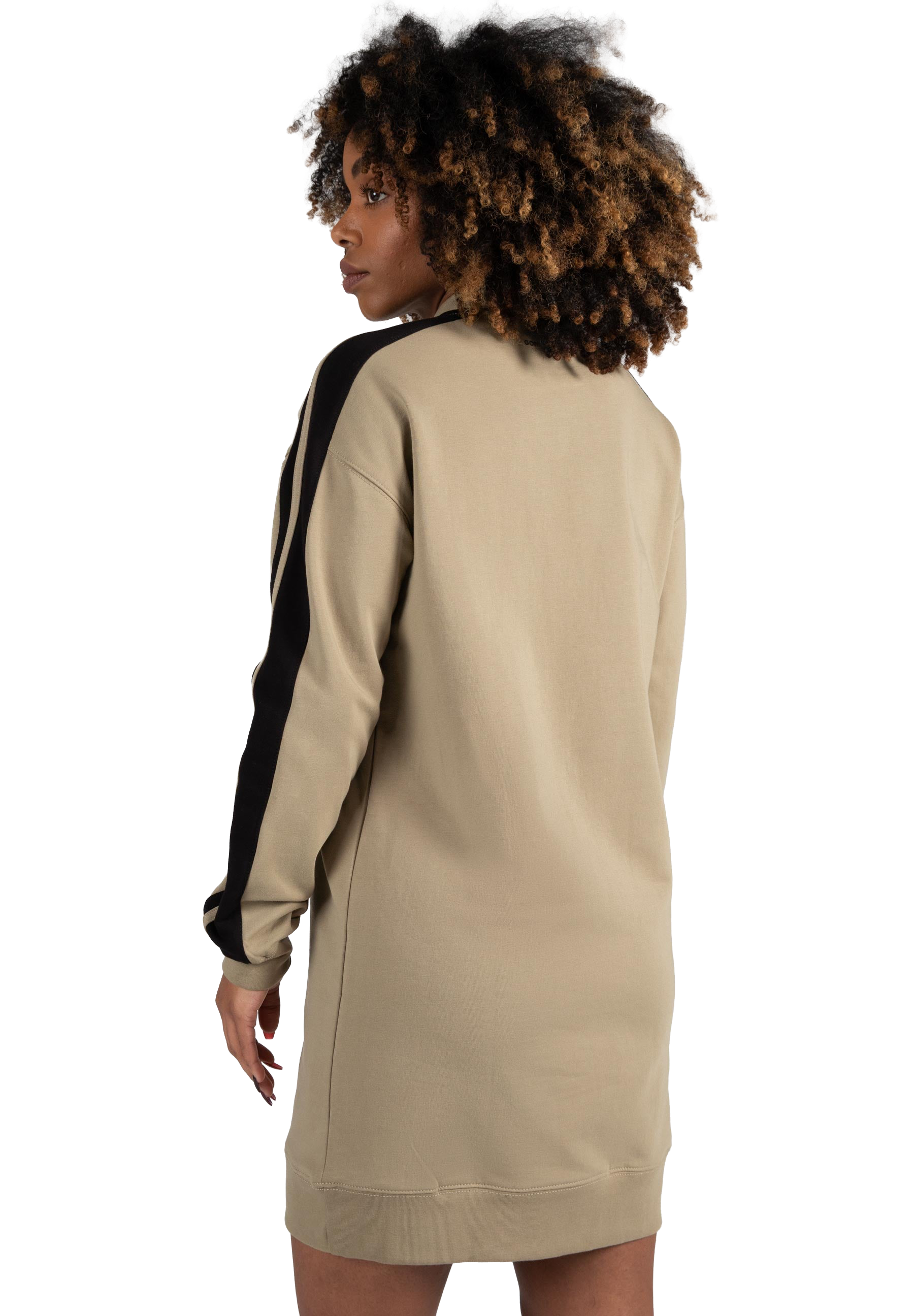 Isabella Sweatshirt Dress - Beige