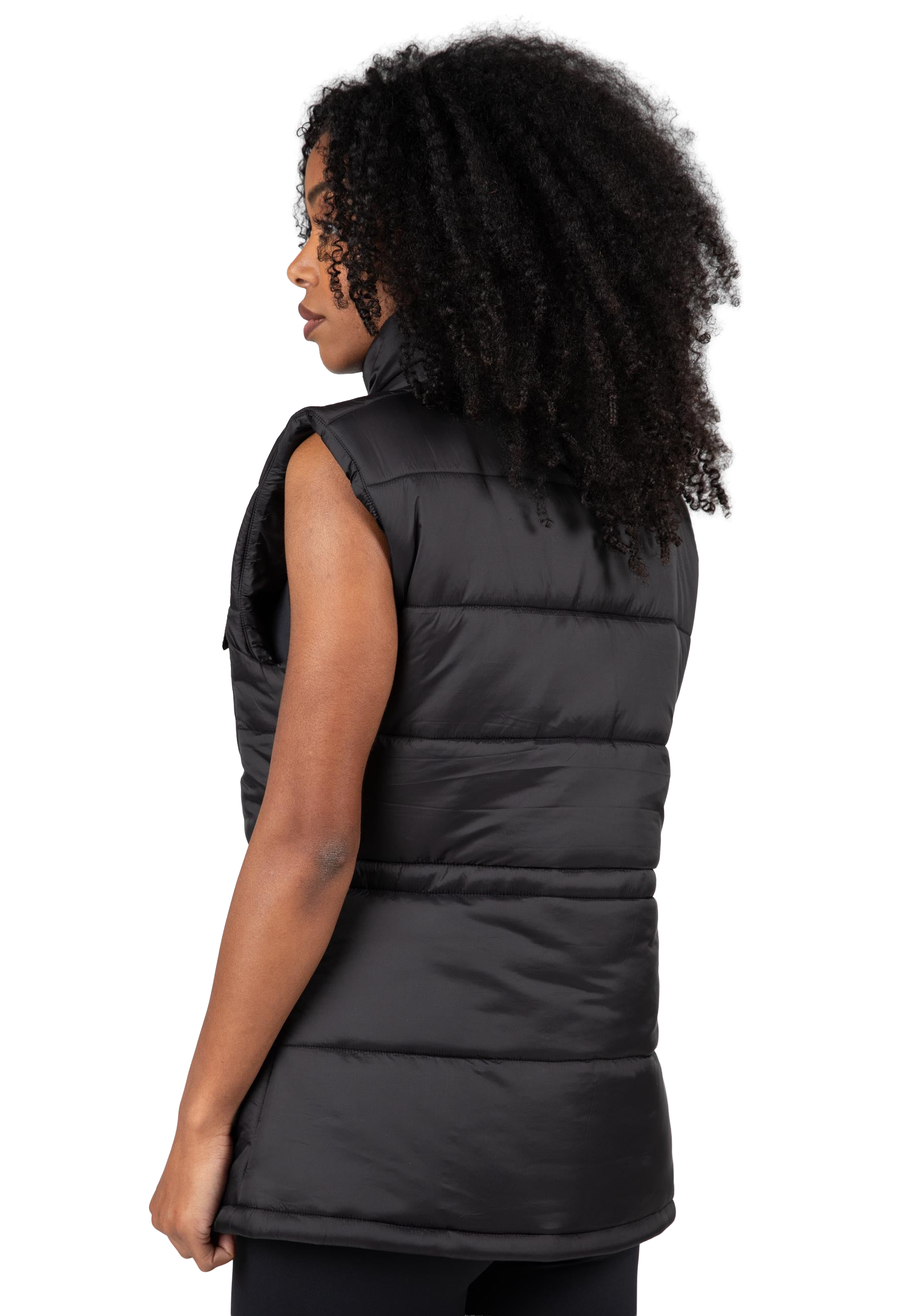 Lucia Puffer Vest - Black