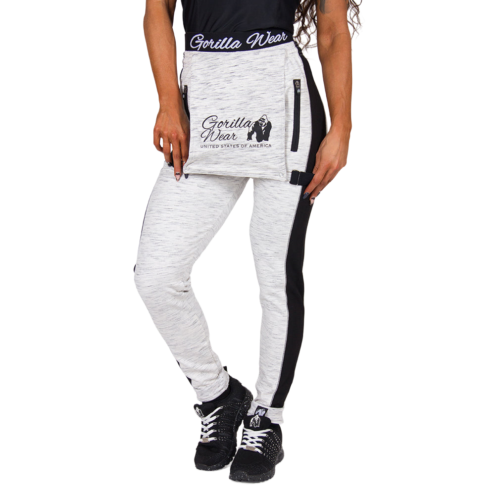 Dolores Dungarees - Gray/Black