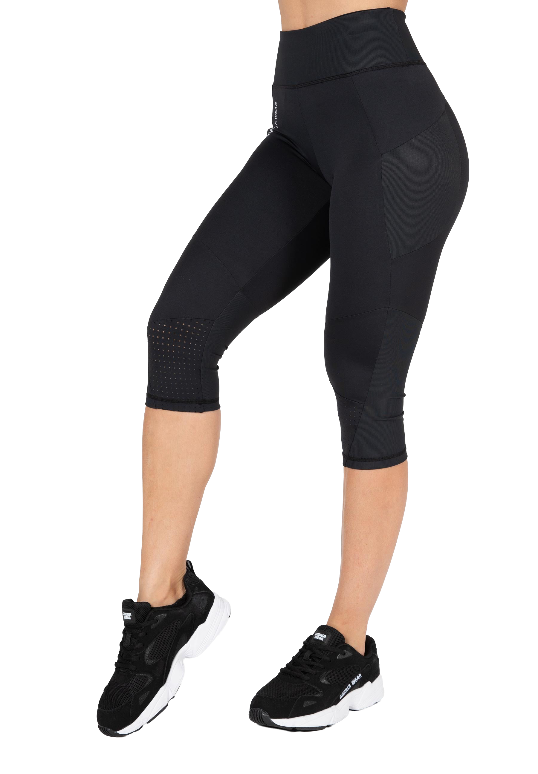 Monroe Cropped Leggings - Black