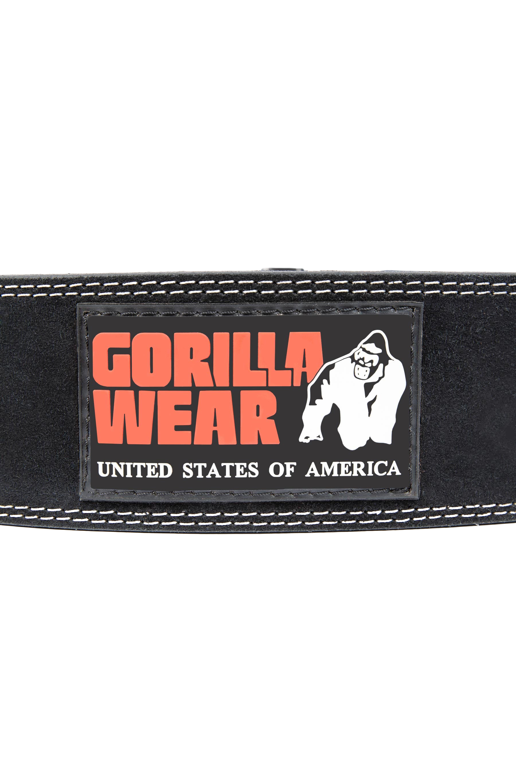 GW 4-inch Leather Lifting Belt - Black