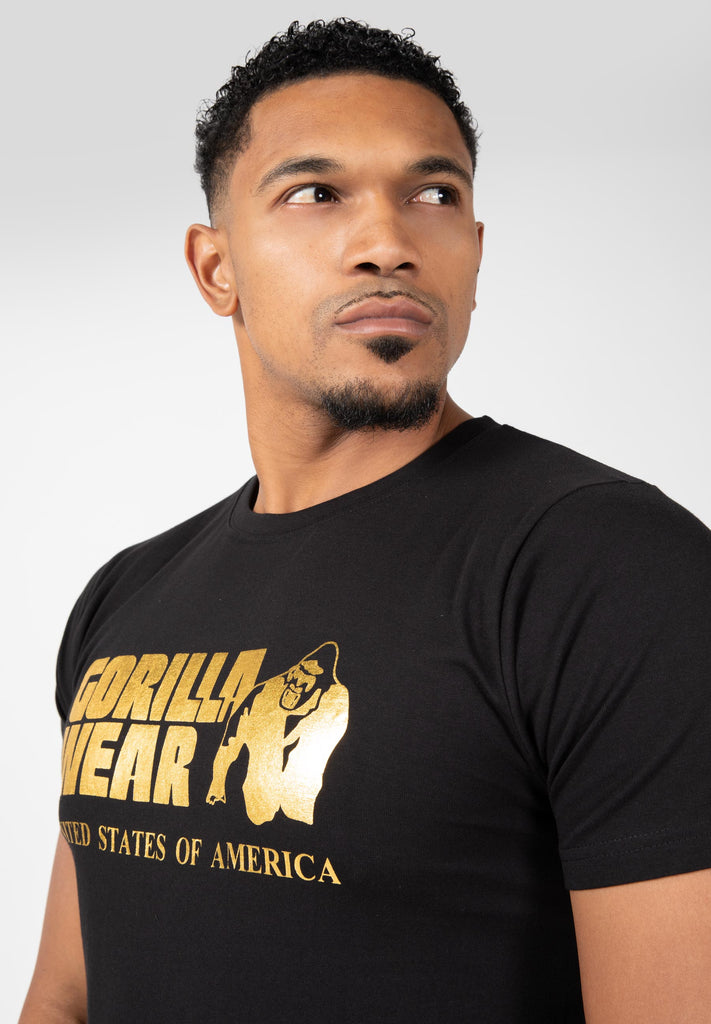 Gorilla Wear - Classic Logo Tee New Style-Black