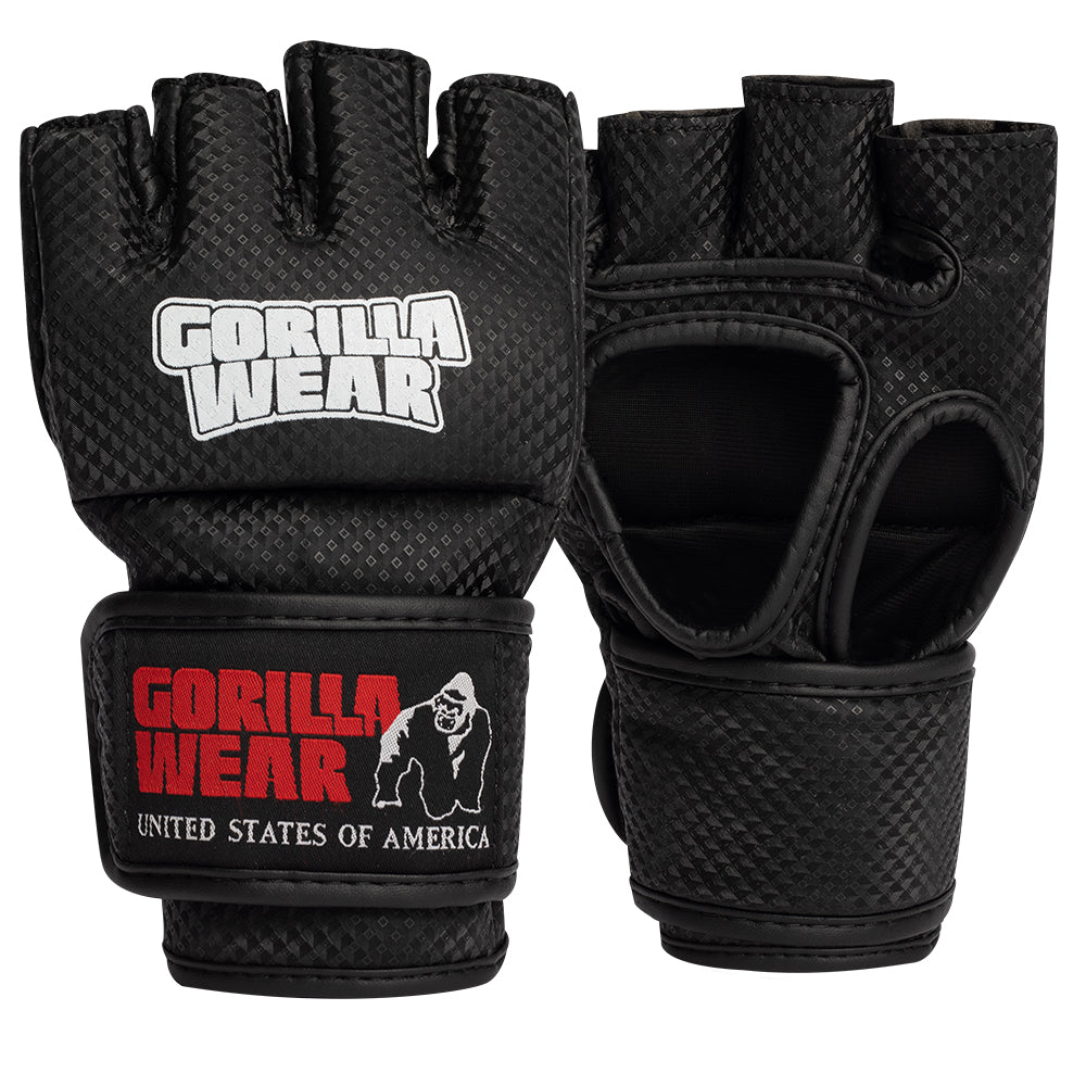 svindler skelet tiger Berea MMA Gloves (Without Thumb) - Black/White | GorillaWearUsa