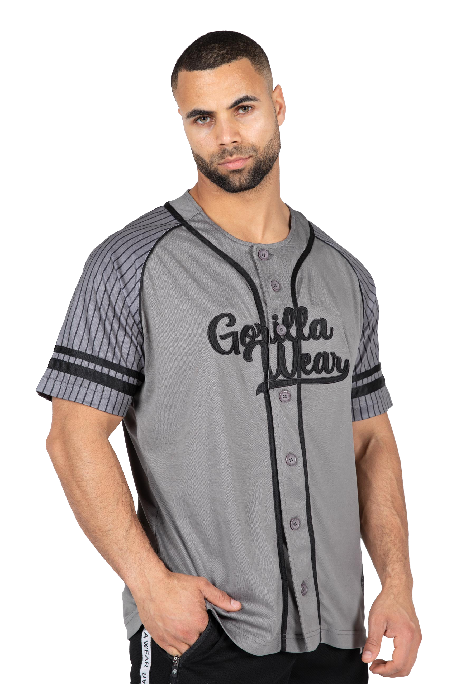 82 Baseball Jersey - Gray – Gorilla Wear USA