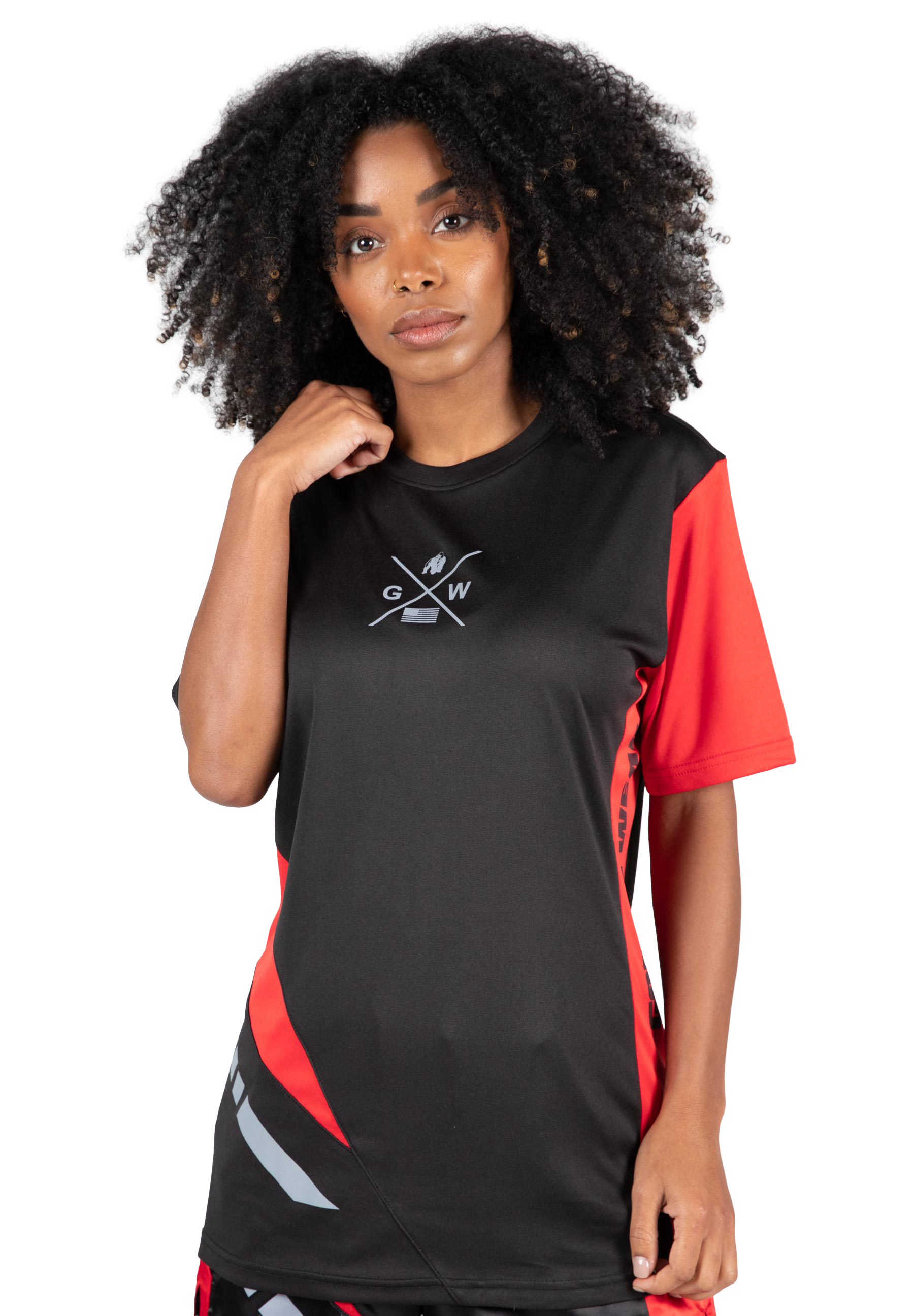 Hornell T-Shirt - Black/Red - Unisex