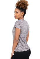 Elmira V-Neck T-Shirt - Gray Melange