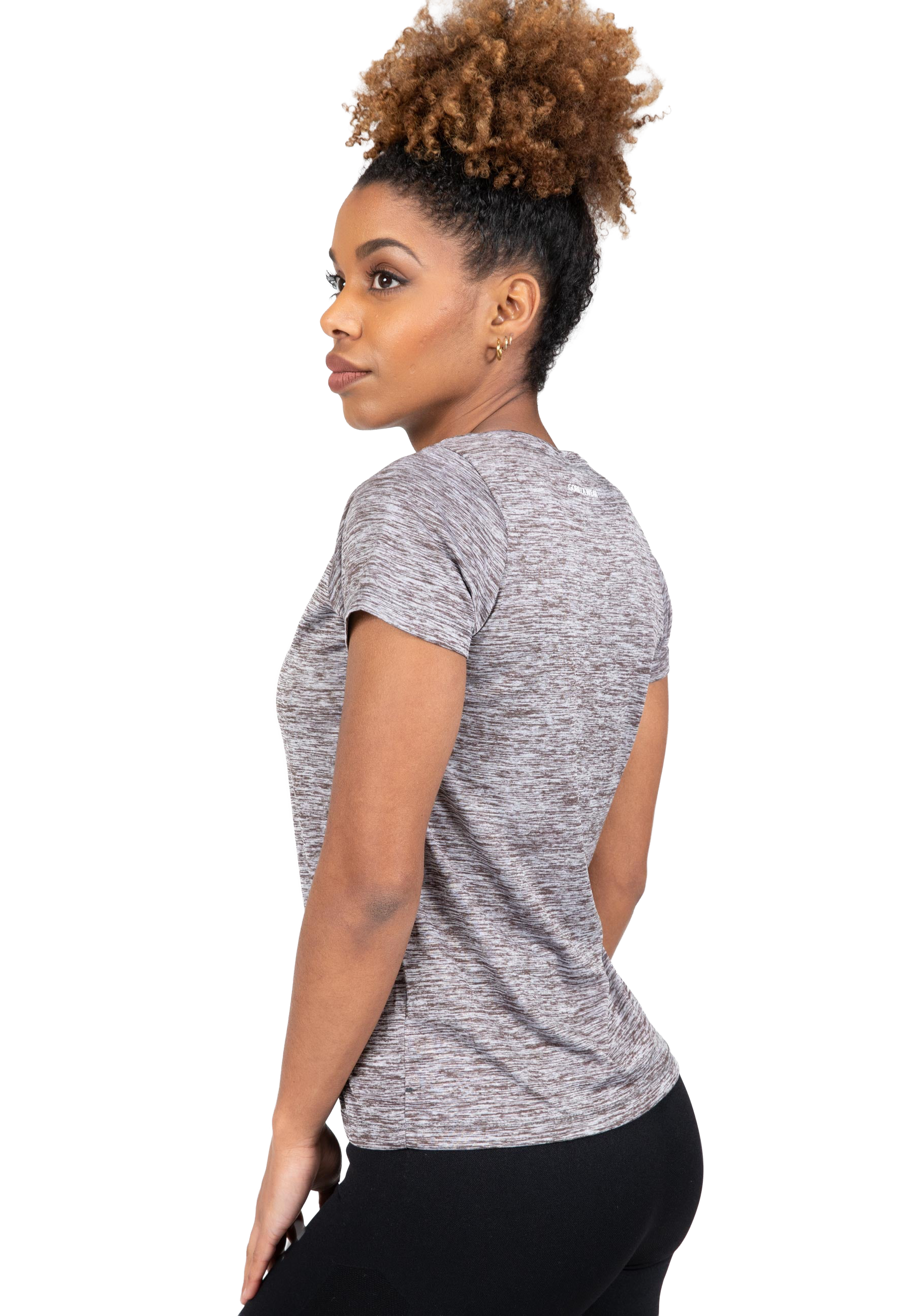 Elmira V-Neck T-Shirt - Gray Melange