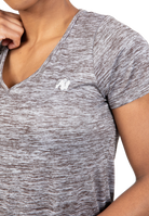 Elmira V-Neck T-Shirt - Gray Melange