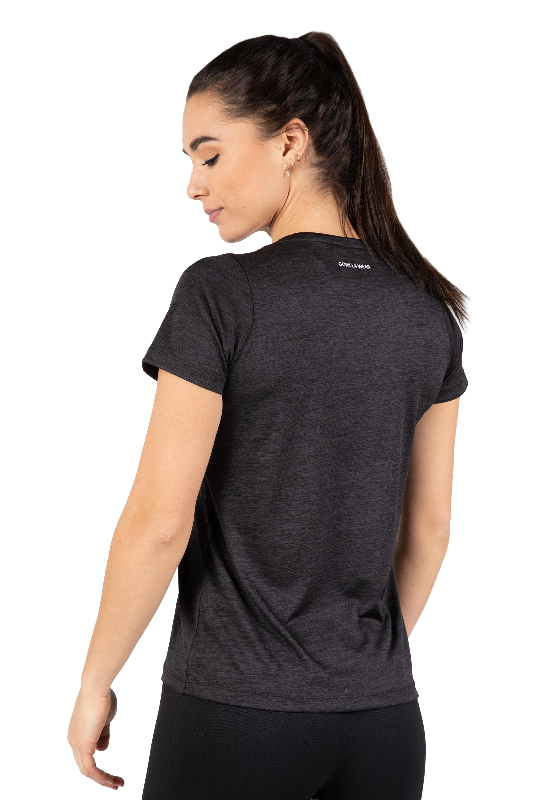 Elmira V-Neck T-Shirt - Black