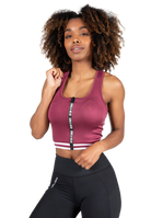 Mesa Zip Top - Burgundy