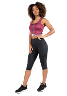 Mesa Zip Top - Burgundy