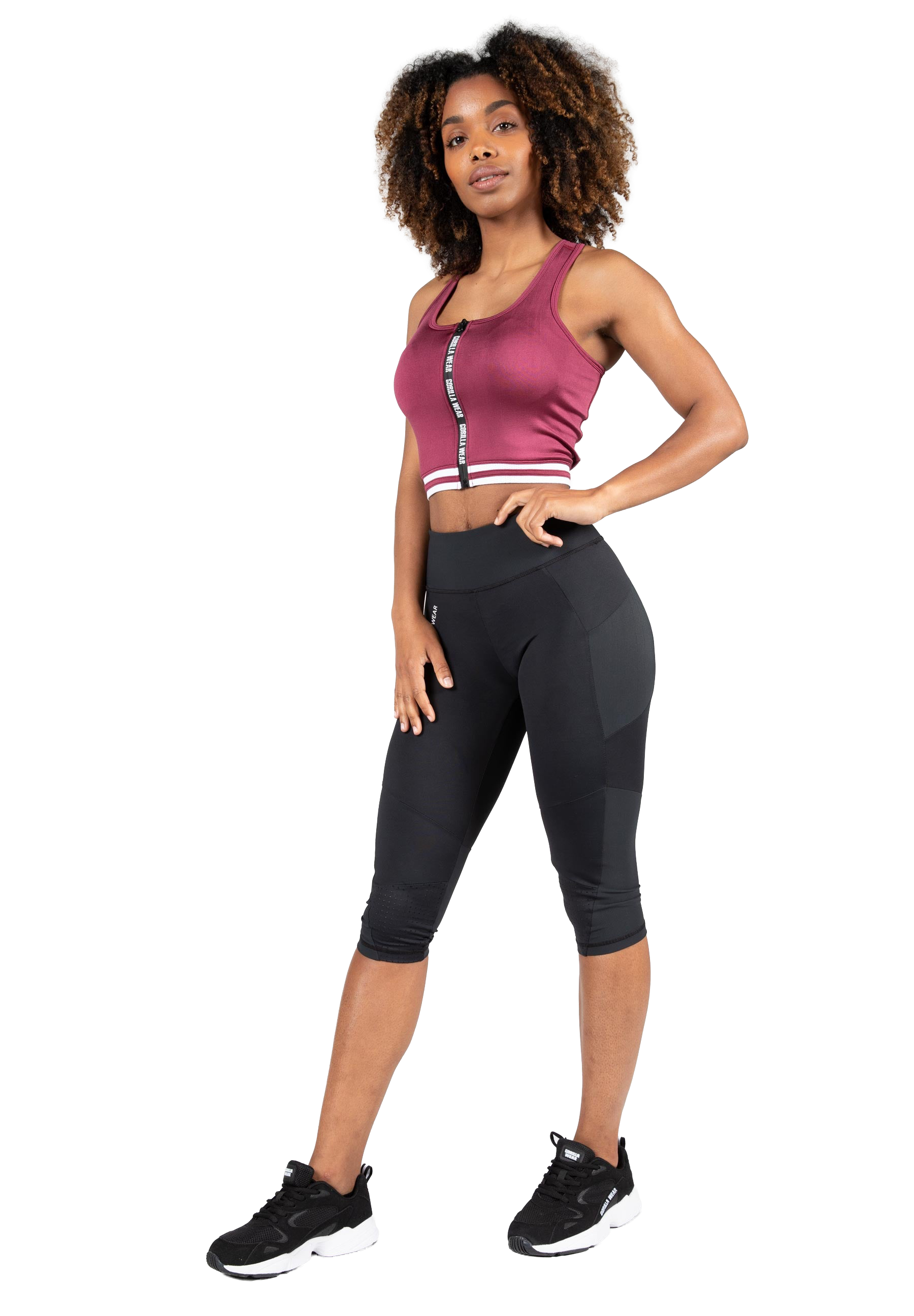 Mesa Zip Top - Burgundy