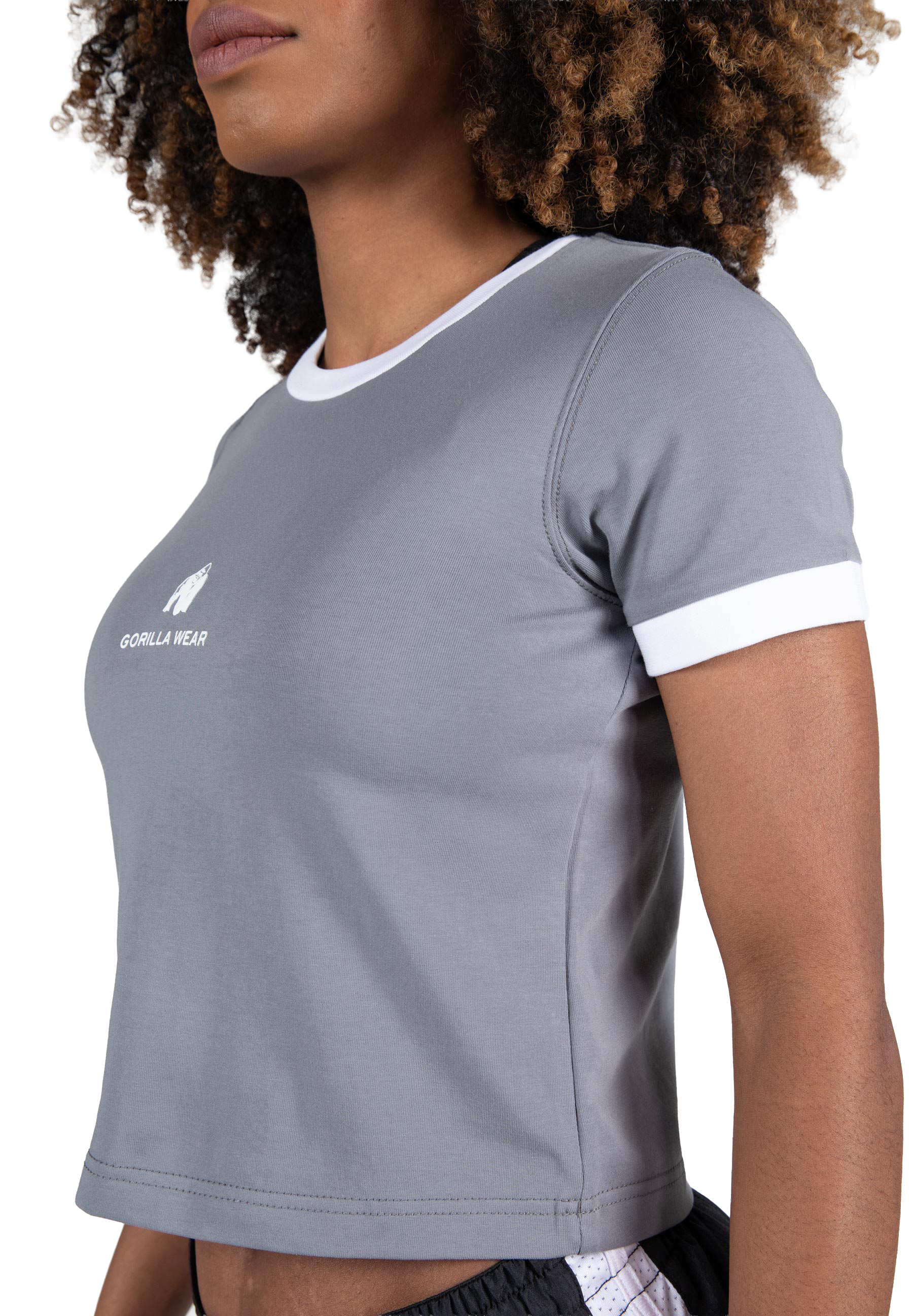 New Orleans Cropped T-shirt - Gray