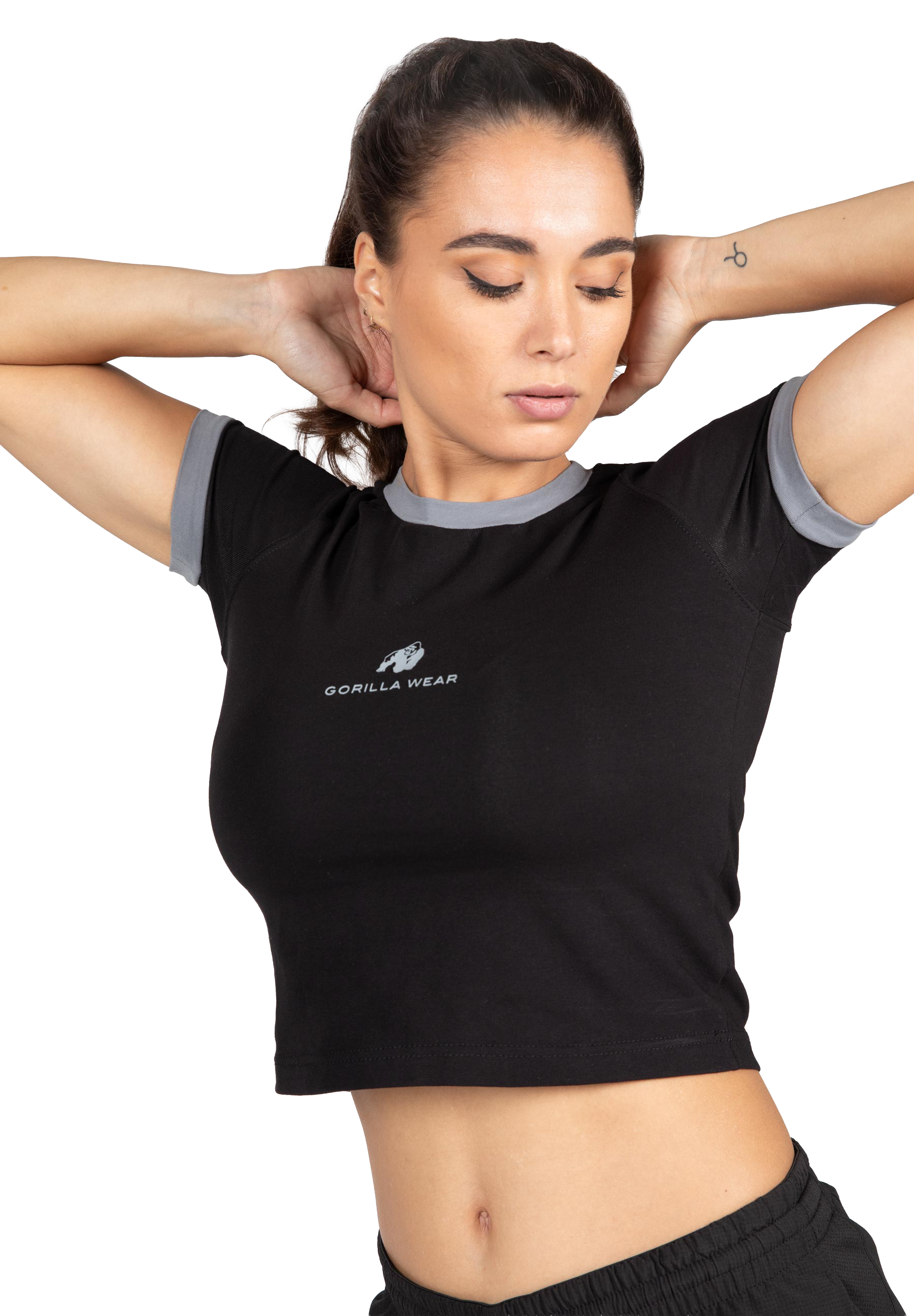 New Orleans Cropped T-shirt - Black