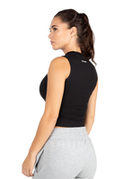 Livonia Crop Top -Black