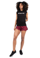 Virginia Sleeveless Hoodie - Black