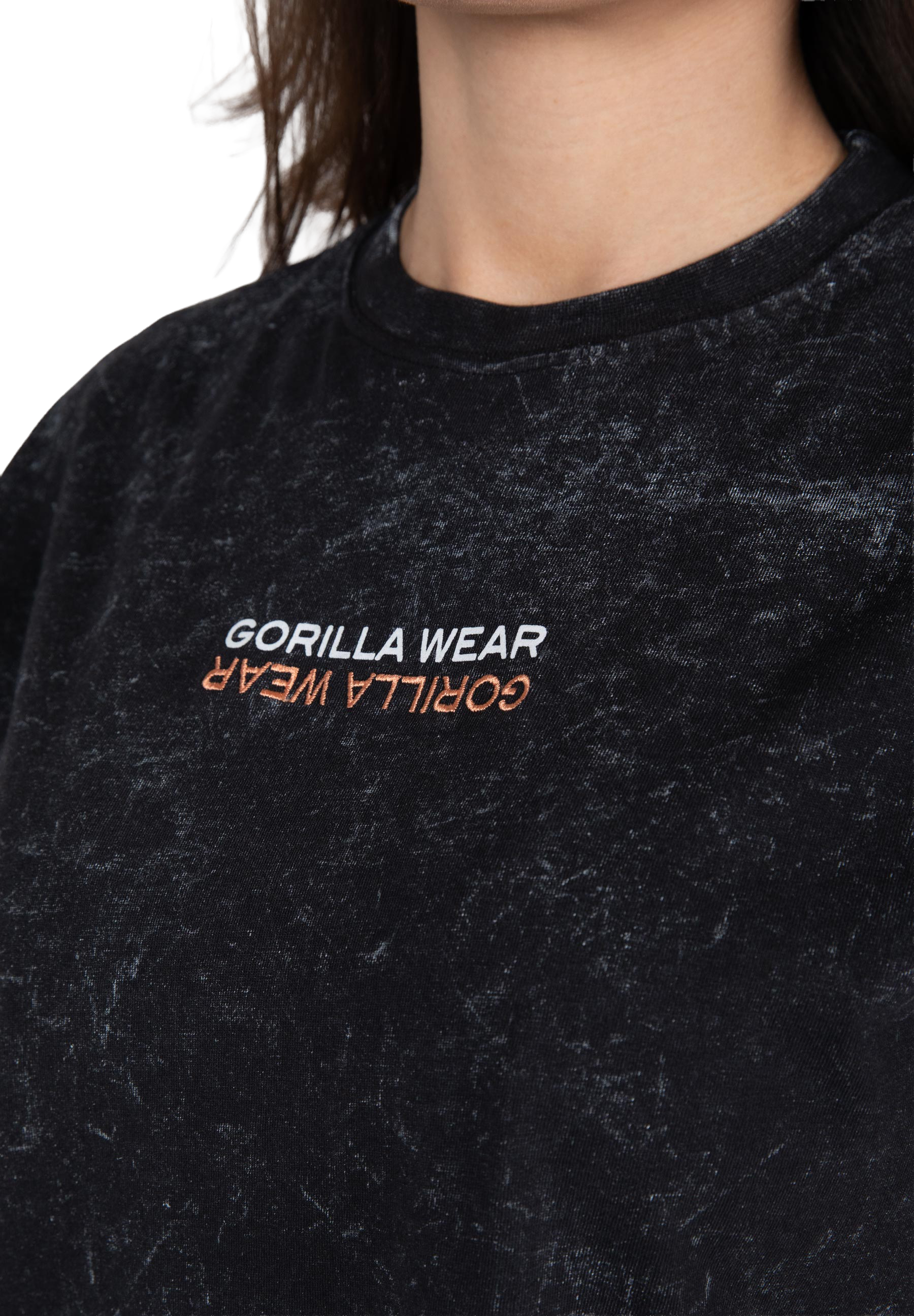 Medina Oversized T- Shirt - Washed black
