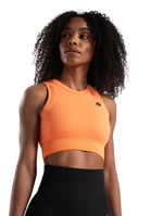 Olivia Seamless Crop Top - Peach