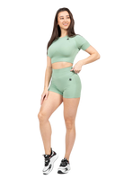 Whitney Seamless Crop Top - Green