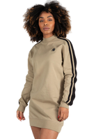Isabella Sweatshirt Dress - Beige