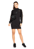 Isabella Sweatshirt Dress - Black