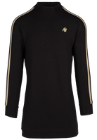 Isabella Sweatshirt Dress - Black