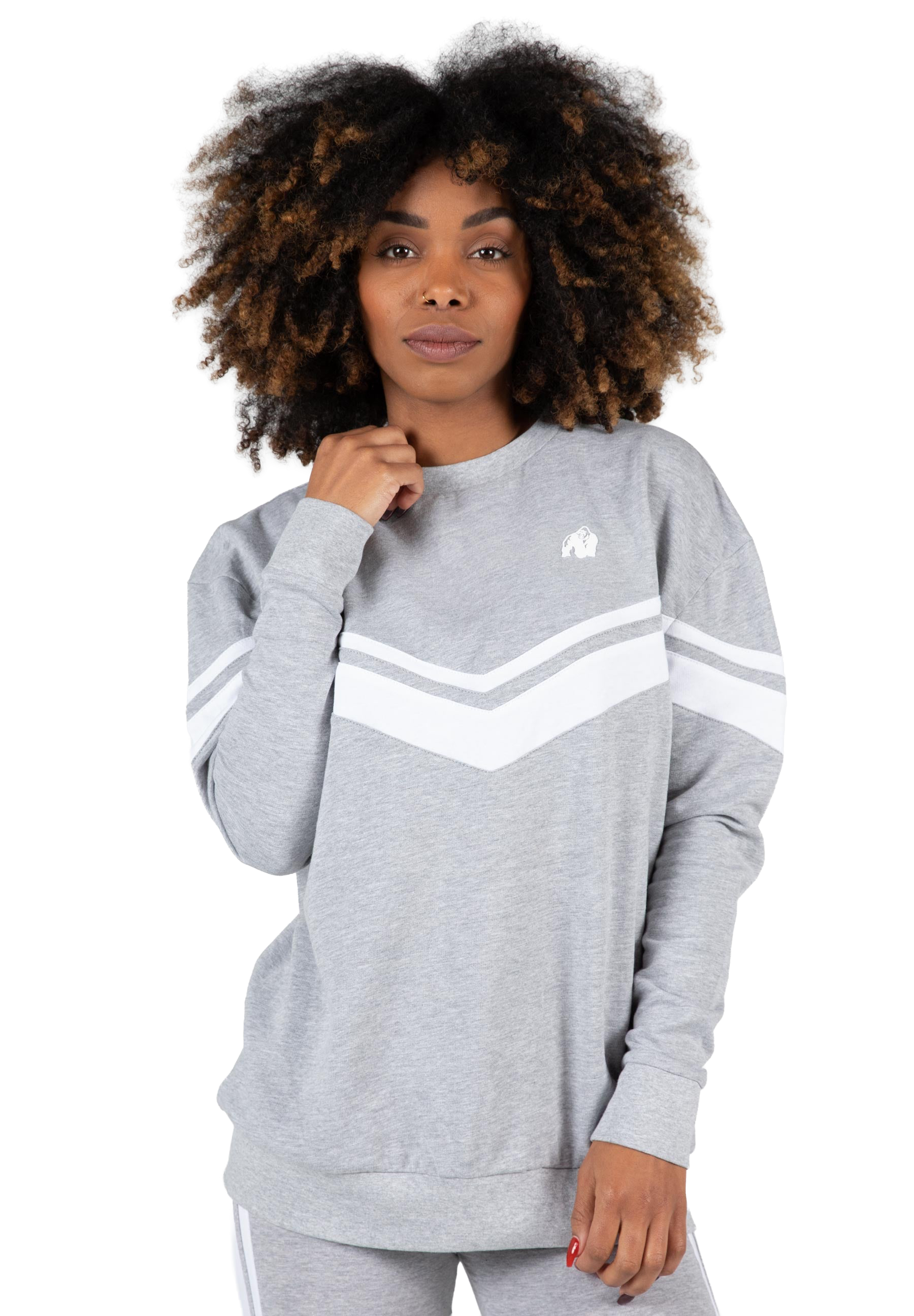 Hailey Oversized Sweatshirt - Gray Melange