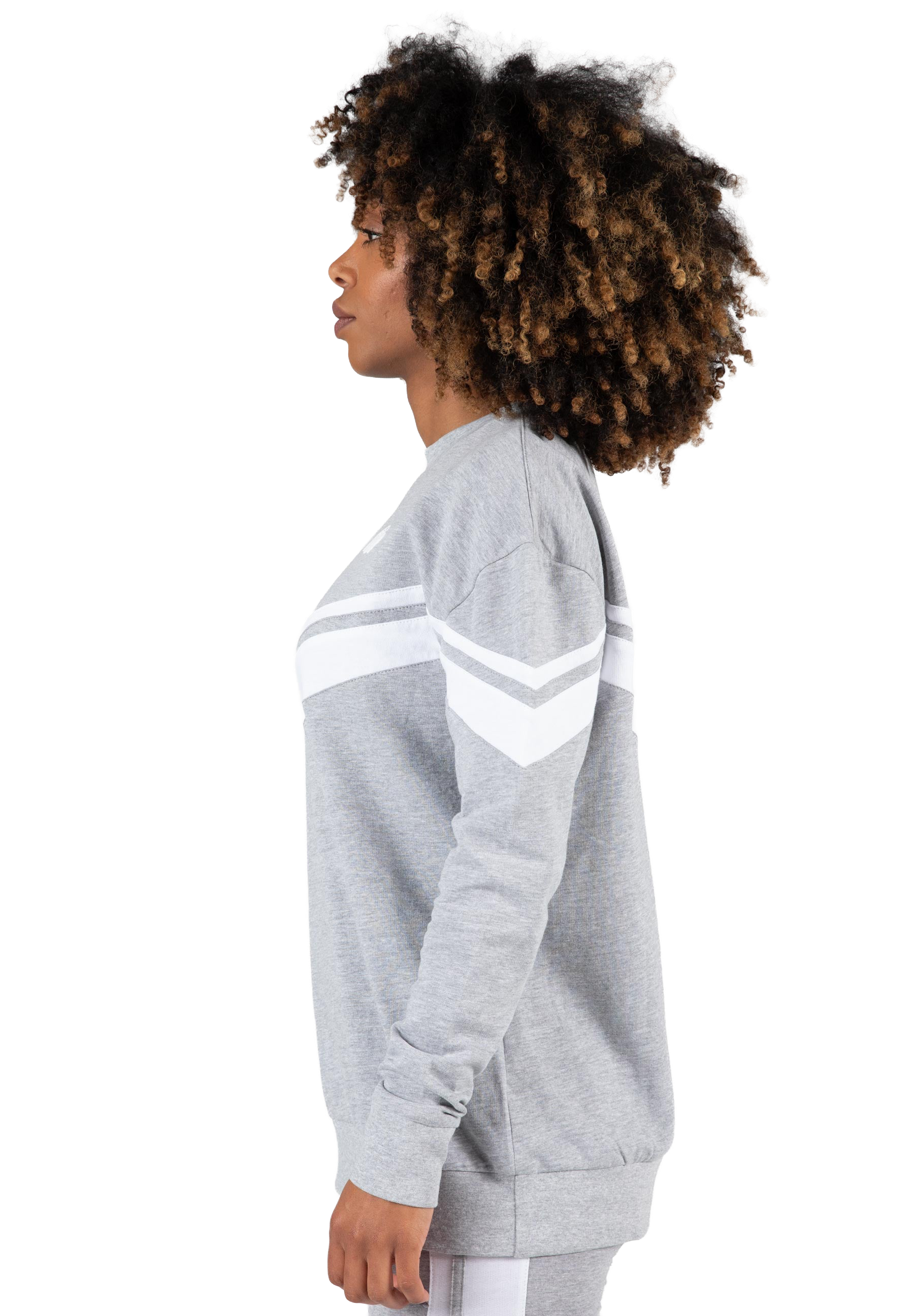 Hailey Oversized Sweatshirt - Gray Melange