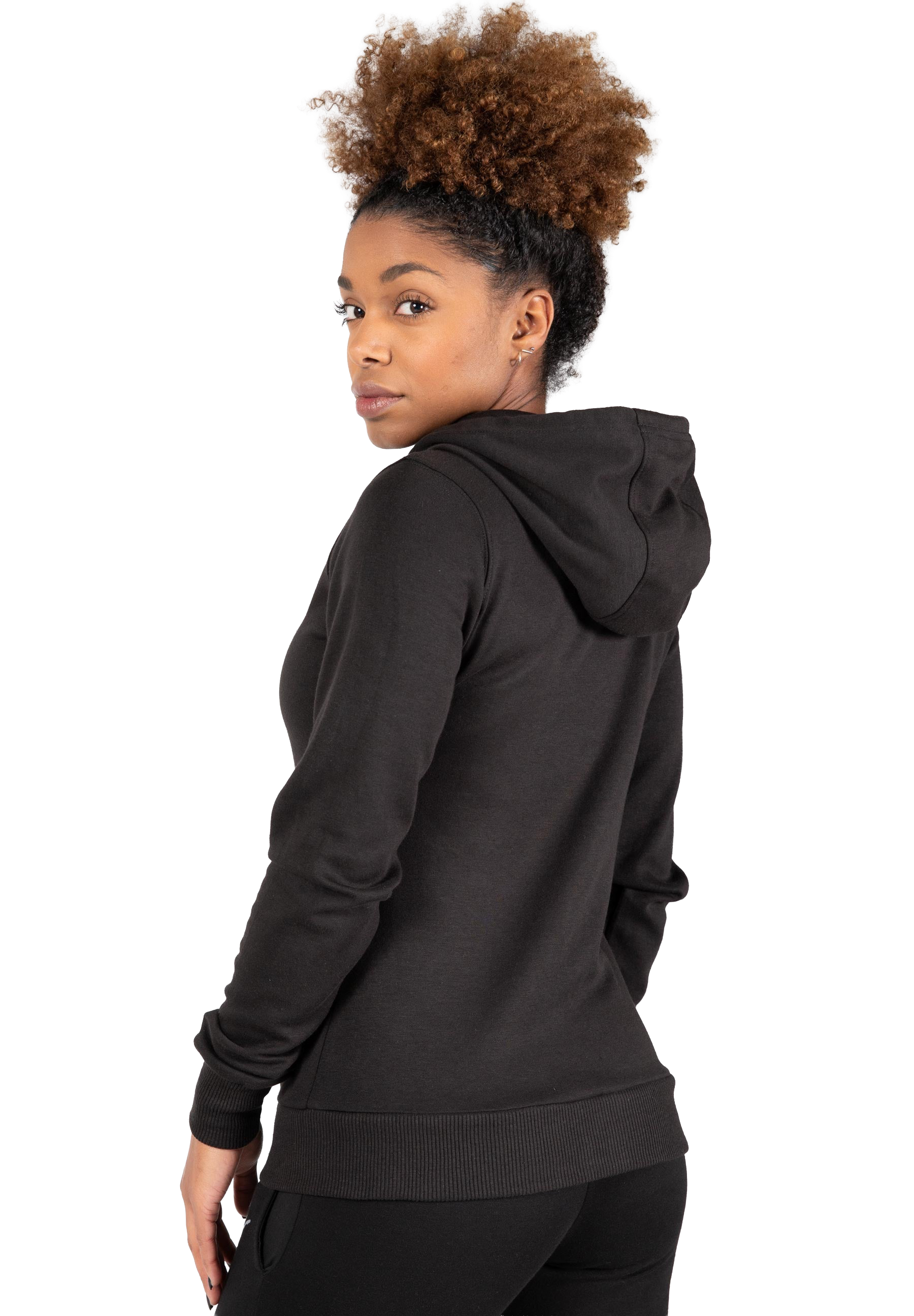 Pixley Zipped Hoodie - Black