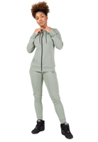 Pixley Zipped Hoodie - Light Green