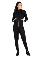 Marion Zipped Hoodie - Black