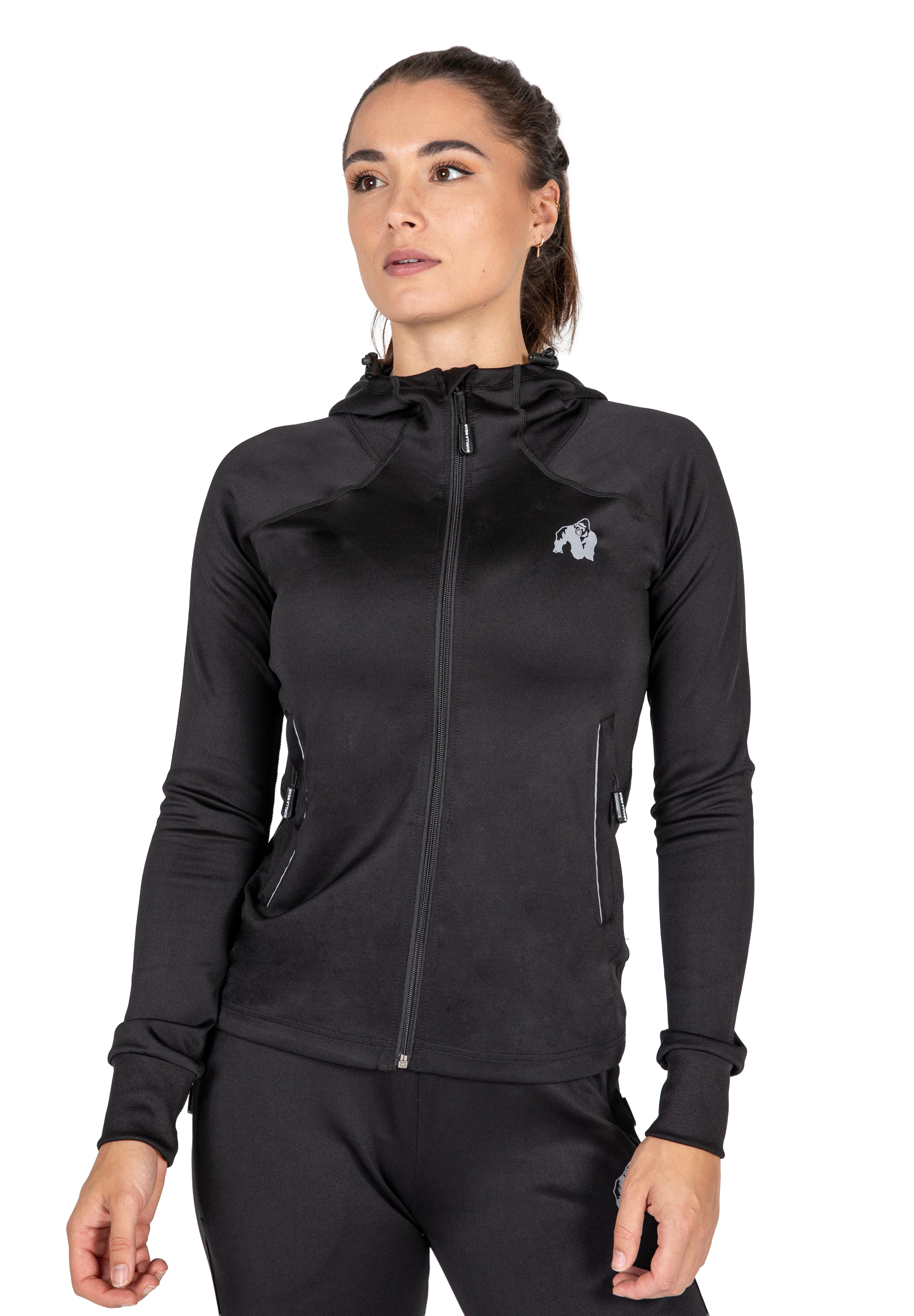 Halsey Track Jacket - Black