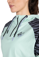 Zion Cropped Hoodie - Mint Green