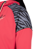 Zion Cropped Hoodie - Red