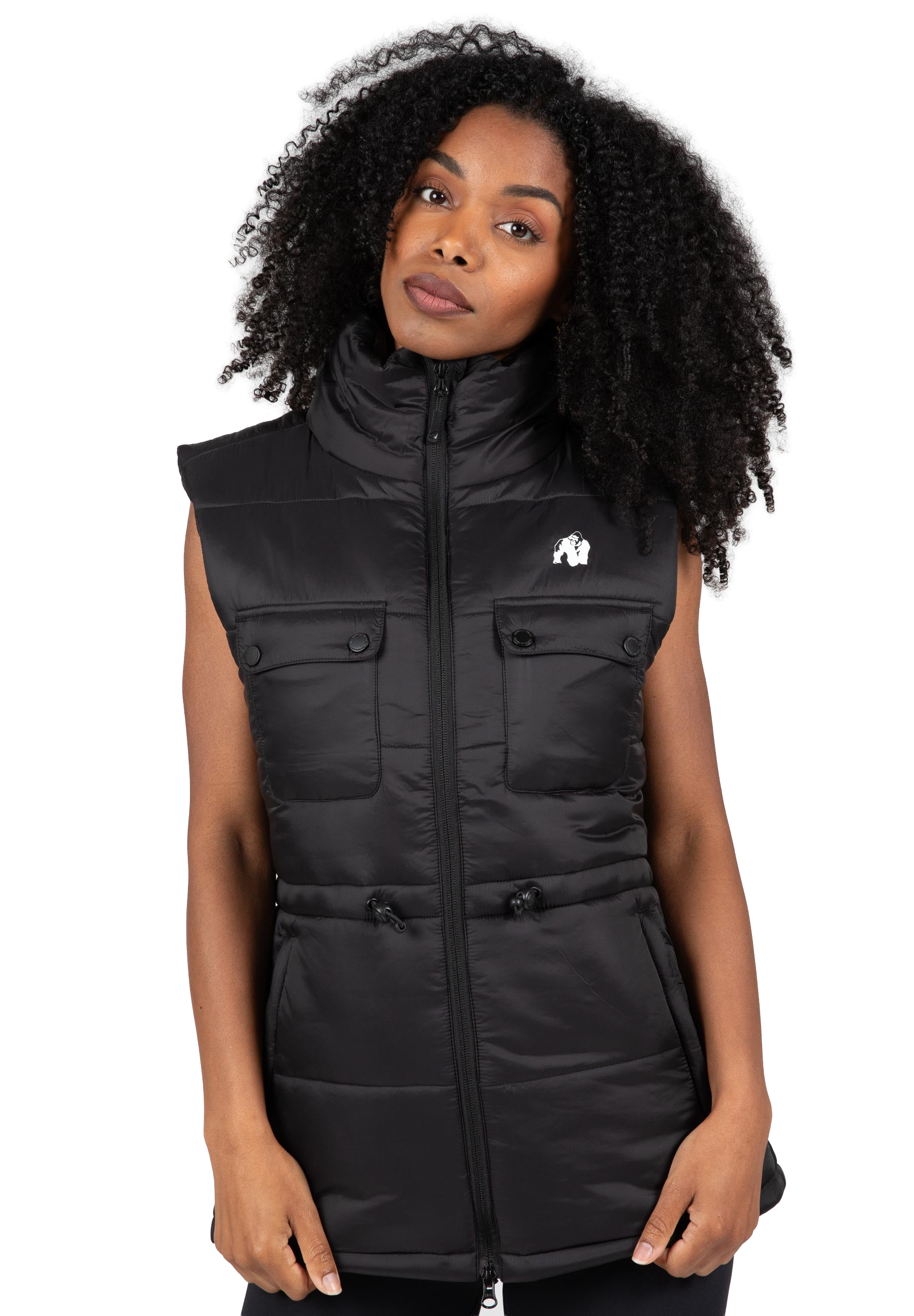 Lucia Puffer Vest - Black