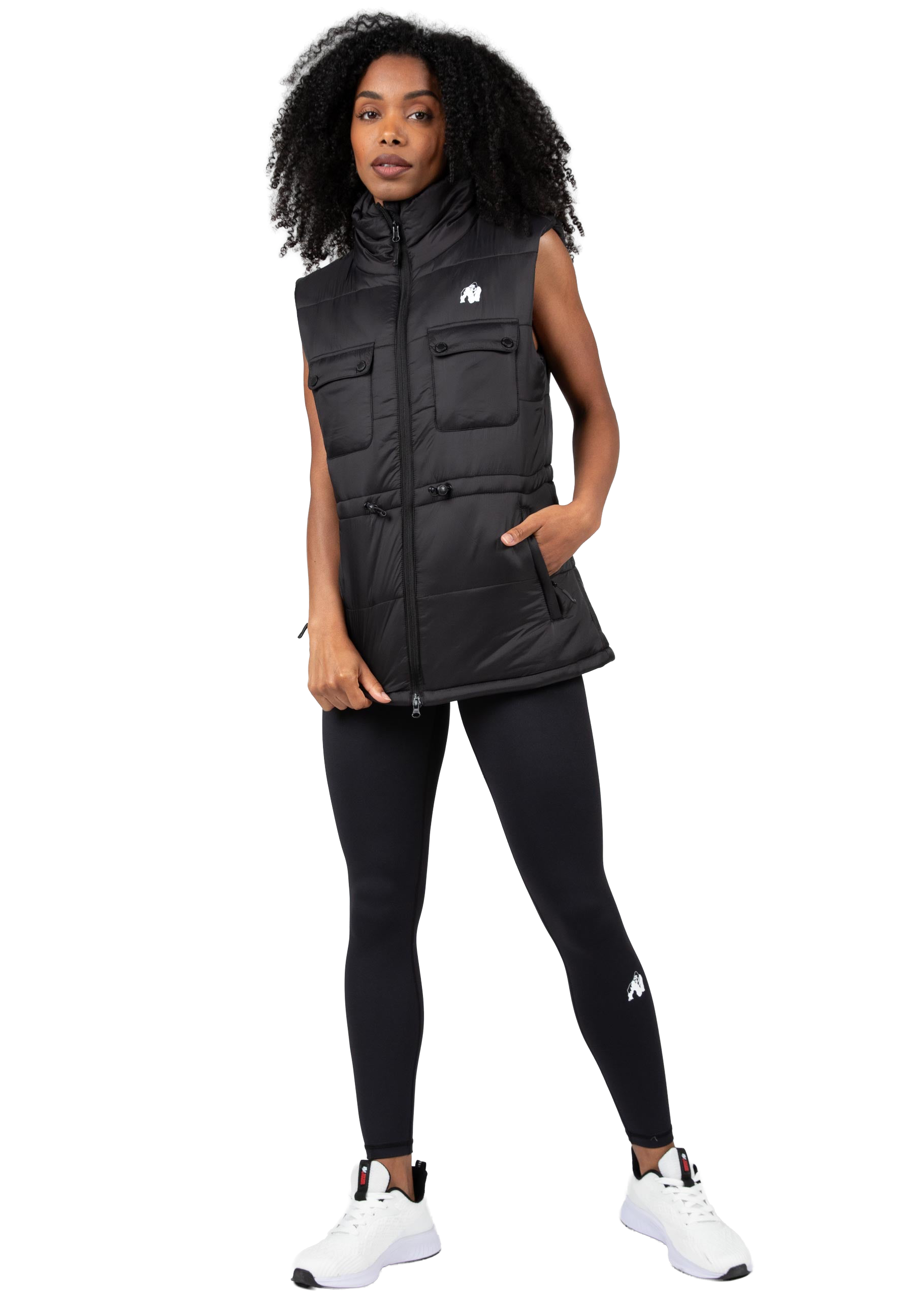 Lucia Puffer Vest - Black