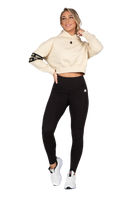 Tracey Cropped Hoodie - Beige