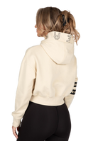 Tracey Cropped Hoodie - Beige