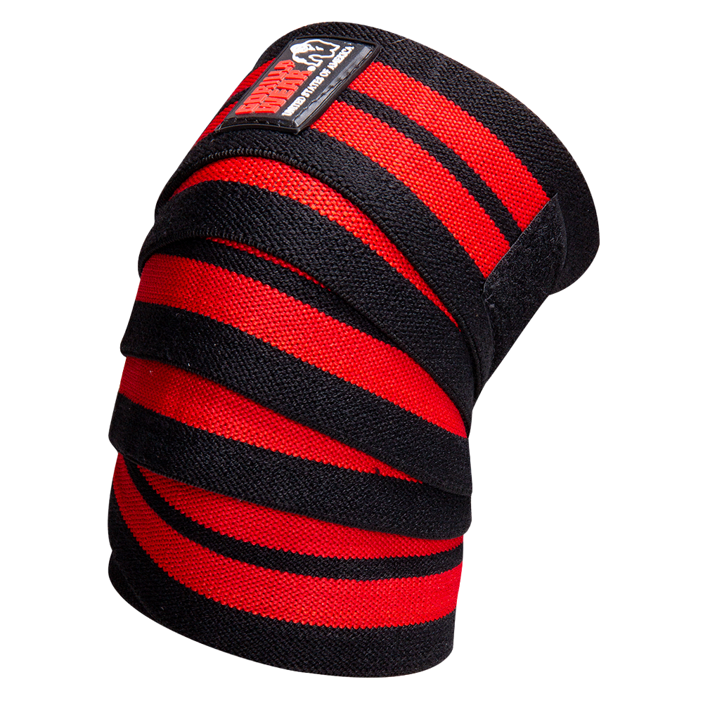 Knee Wraps - Black/Red