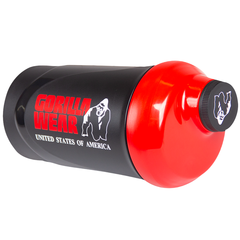 Gorilla Wear Wave Shaker 20.3 oz - Black/Red