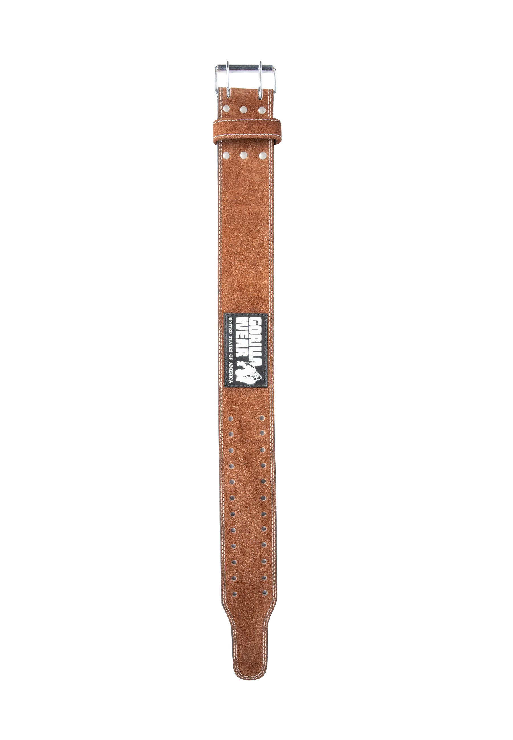 GW 4-inch Leather Lifting Belt - Brown