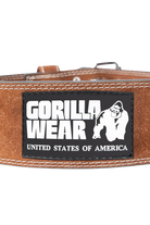GW 4-inch Leather Lifting Belt - Brown